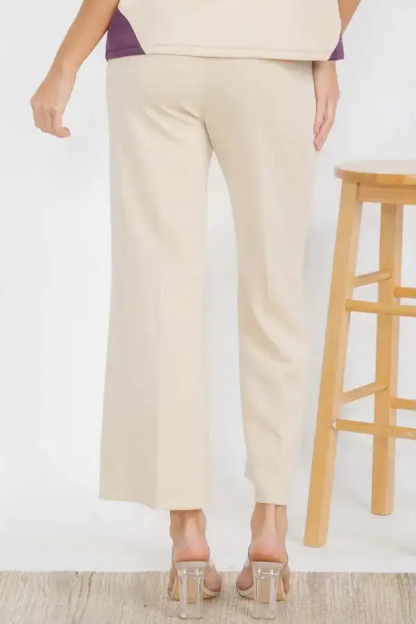 Cropped Modal Knit Pants