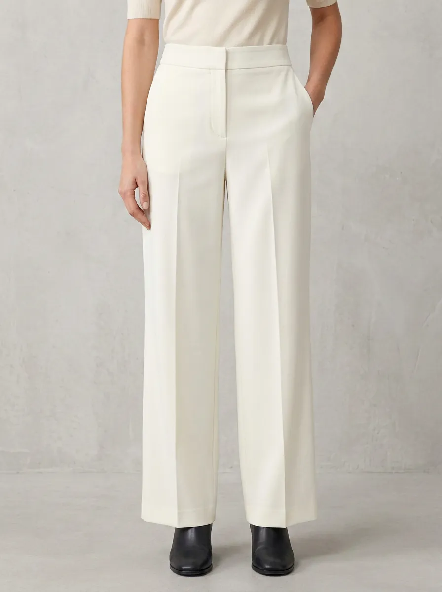Tailored Form Tailored Wide-Leg Trousers