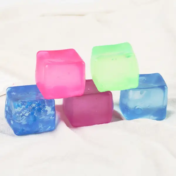 Slow Rebound Malt Sugar Ice Cube Squishy Stress Relief