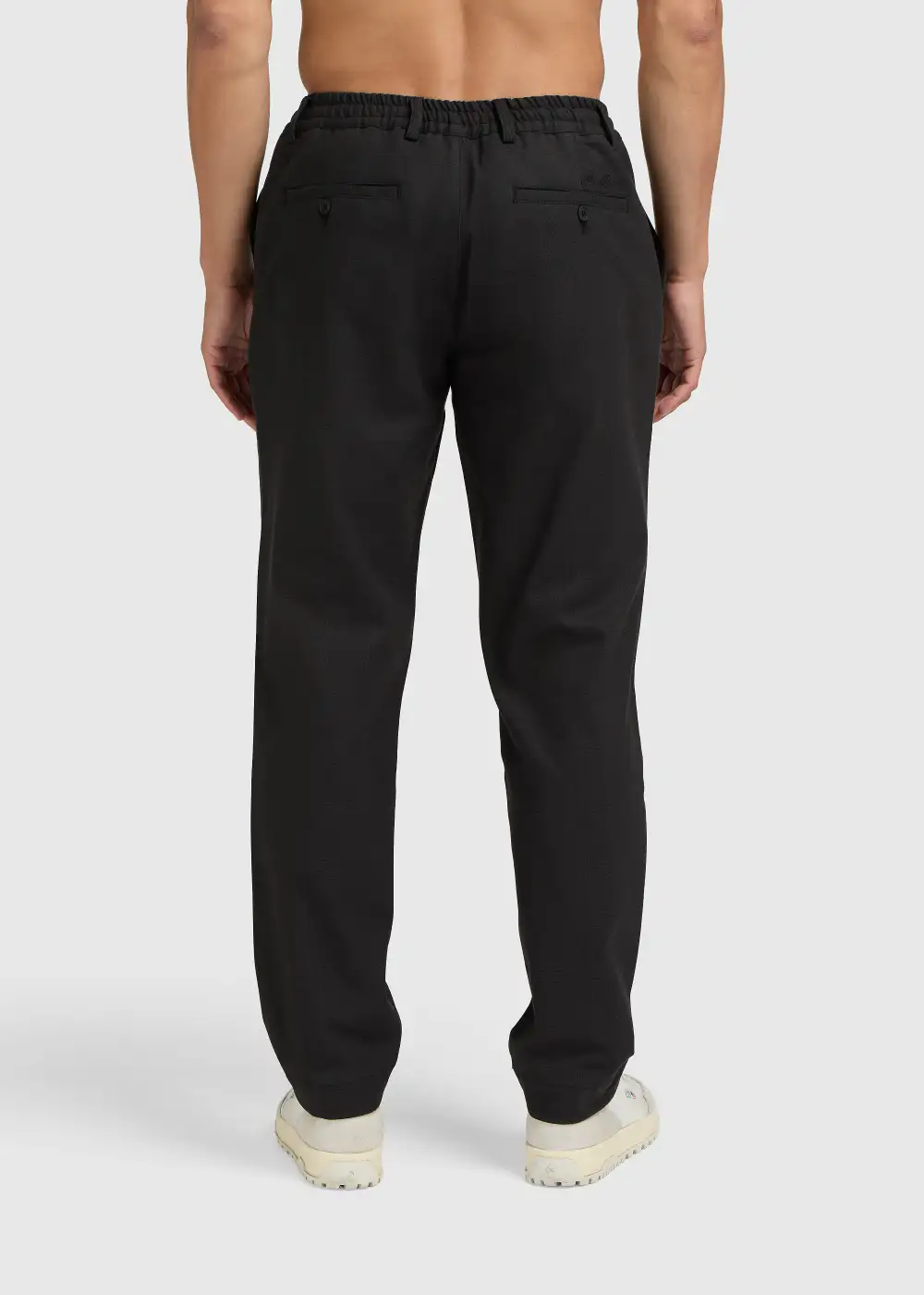 Pull On Check Trousers