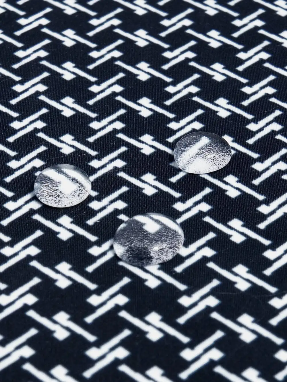 Men's Allover Print Patch Detail Drawstring Swim Trunks