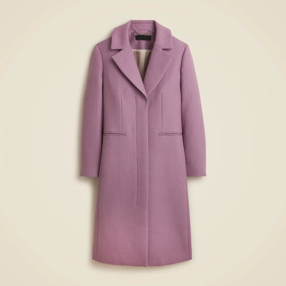 Topcoat Wool-Blend Melton