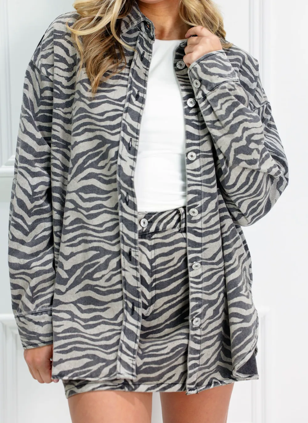 Refined Skirt Set