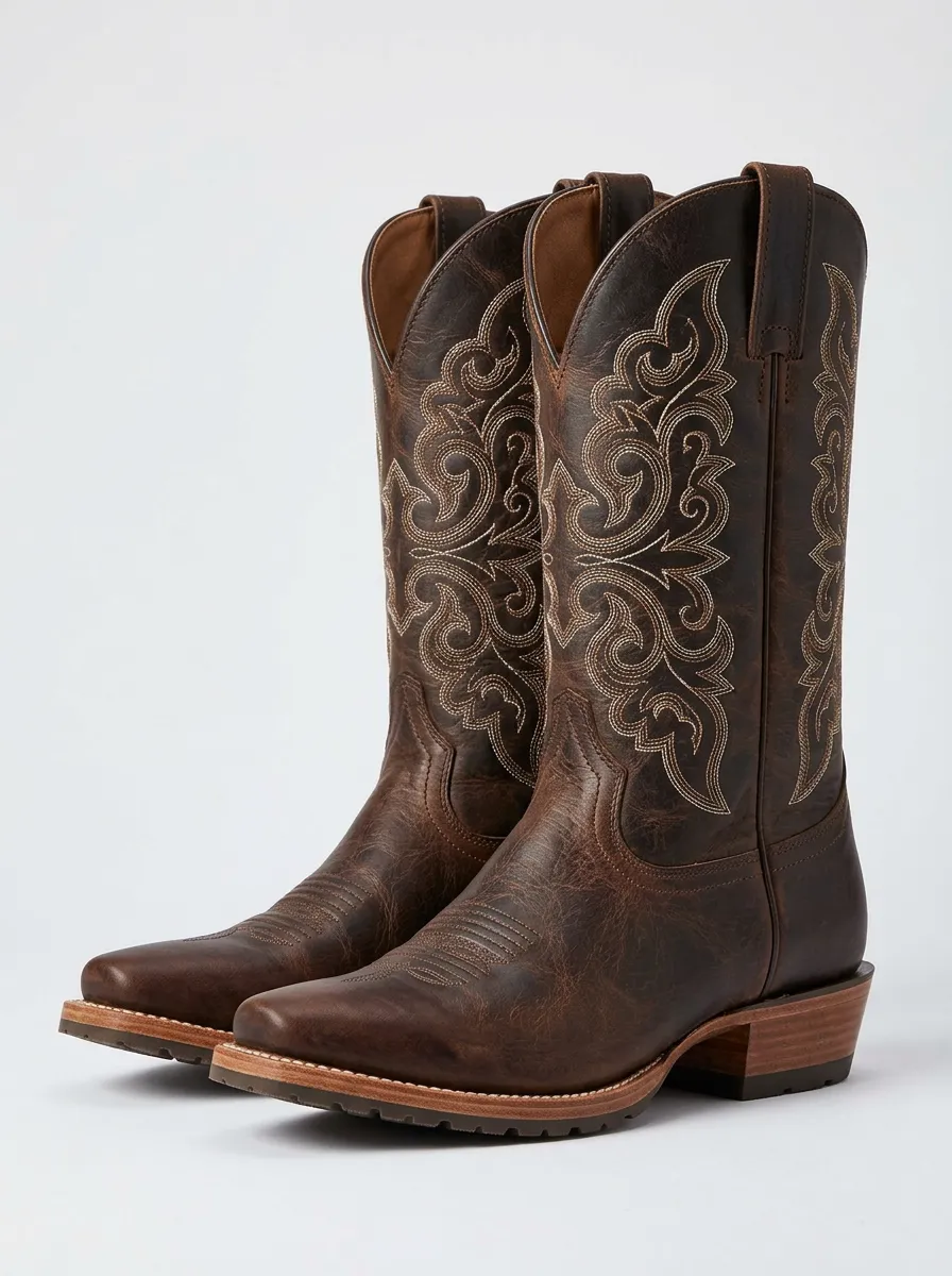 Casual Embroidered Everyday Western Boots