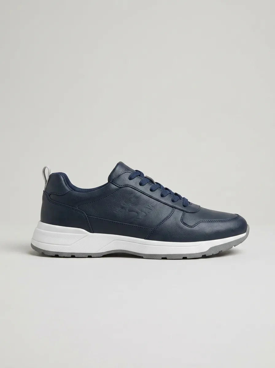 Men's Minimal Profile Lace-Up Sneakers