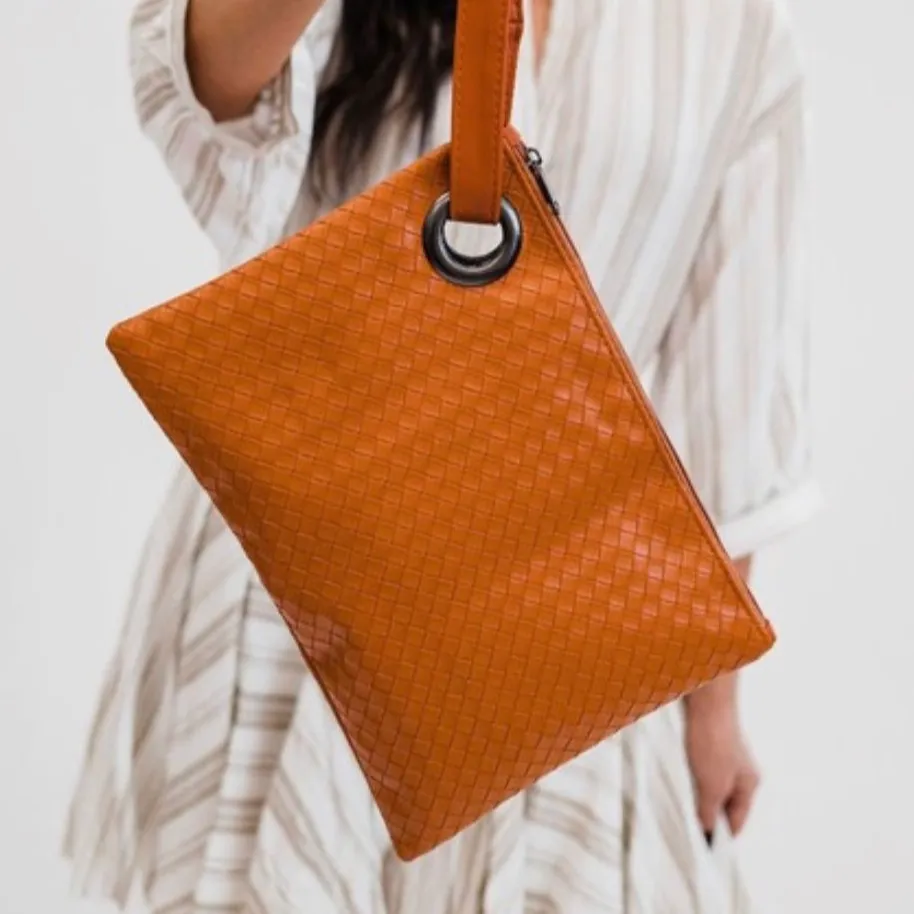 Braided Clutch Bag
