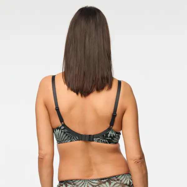 Women's Full Coverage Adjustable Straps Lace Bra