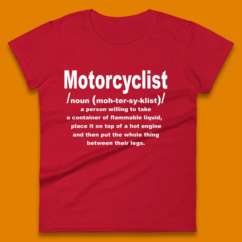Motorcyclist Meaning Graphic Tee