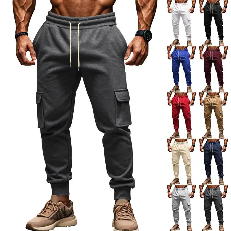 Men's o Thermo Cargo Pants Waistband Pockets Cargo Pants
