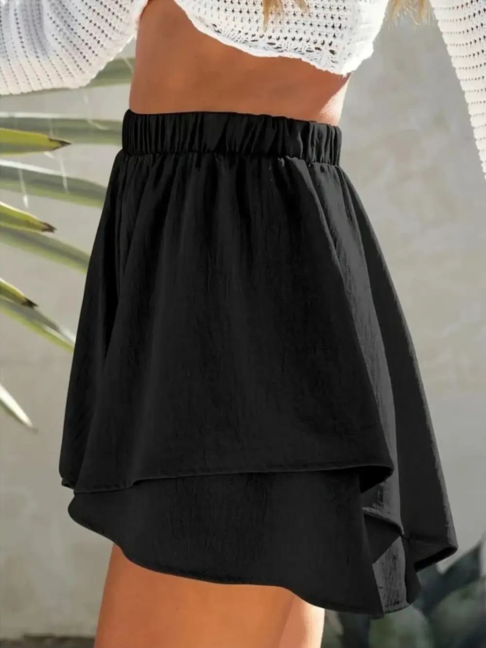 Lounge Elastic Waist Shorts