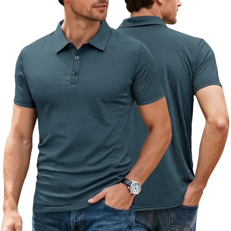 Jacquard Slim Fit Polo Shirt