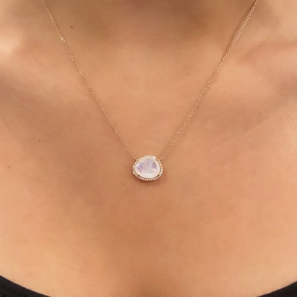 Moon Diamond Necklace