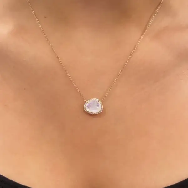 Moon Diamond Necklace