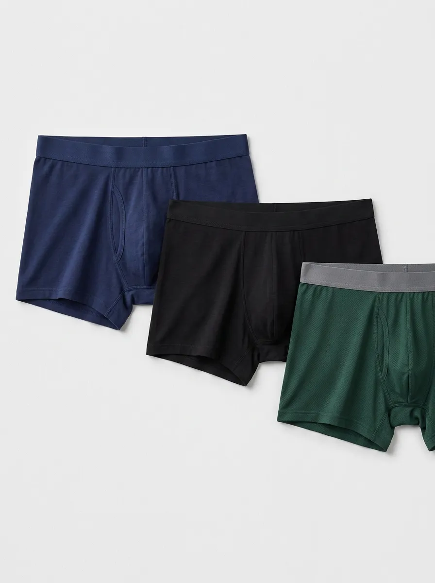 Basic Multi Pack Cotton Boxer Briefs