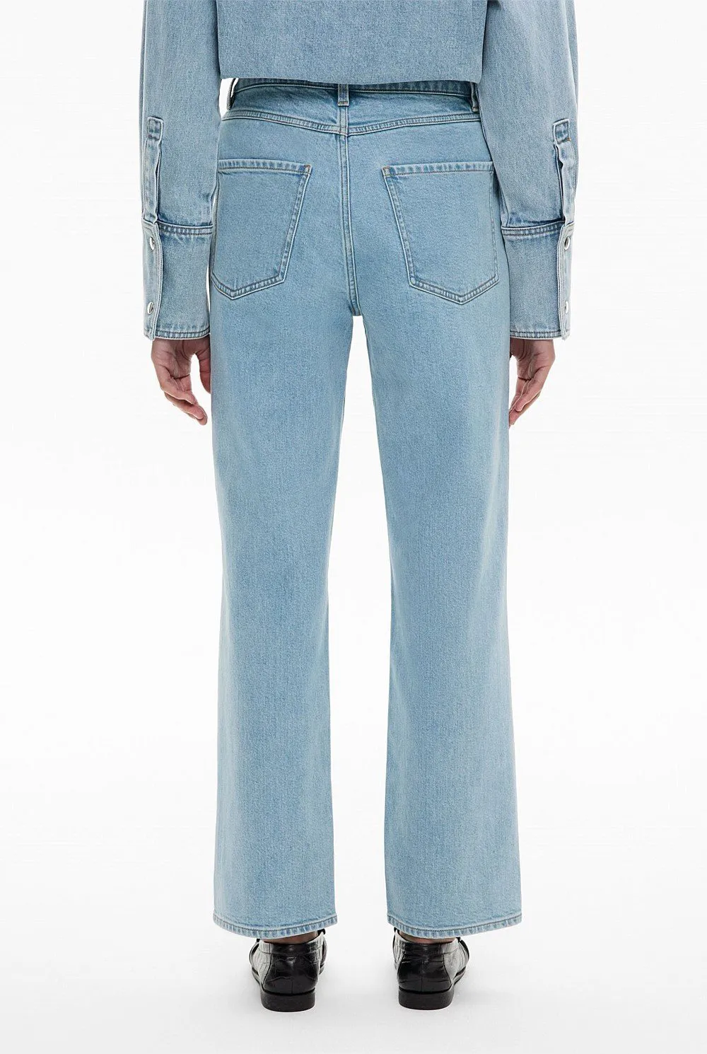 Retro Denim Long Pants