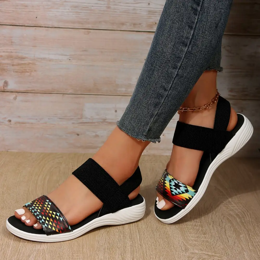 Classic Open-Toe Heeled Sandals