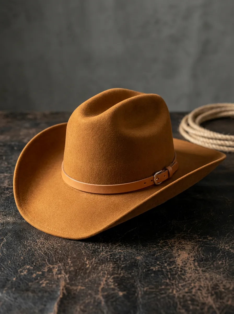 Unisex Felt Cowboy Hat