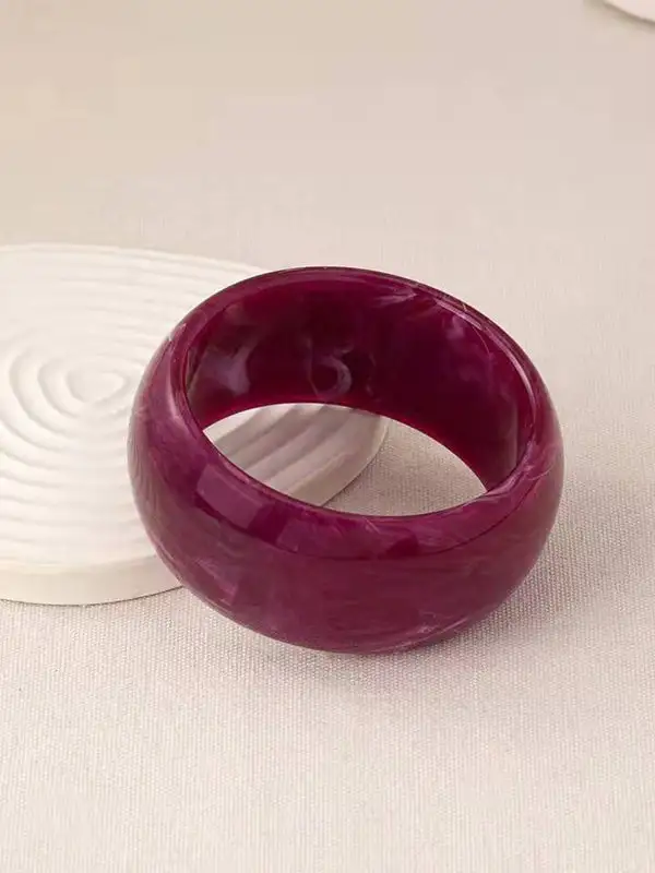 Modern Geometric Acrylic Bracelet