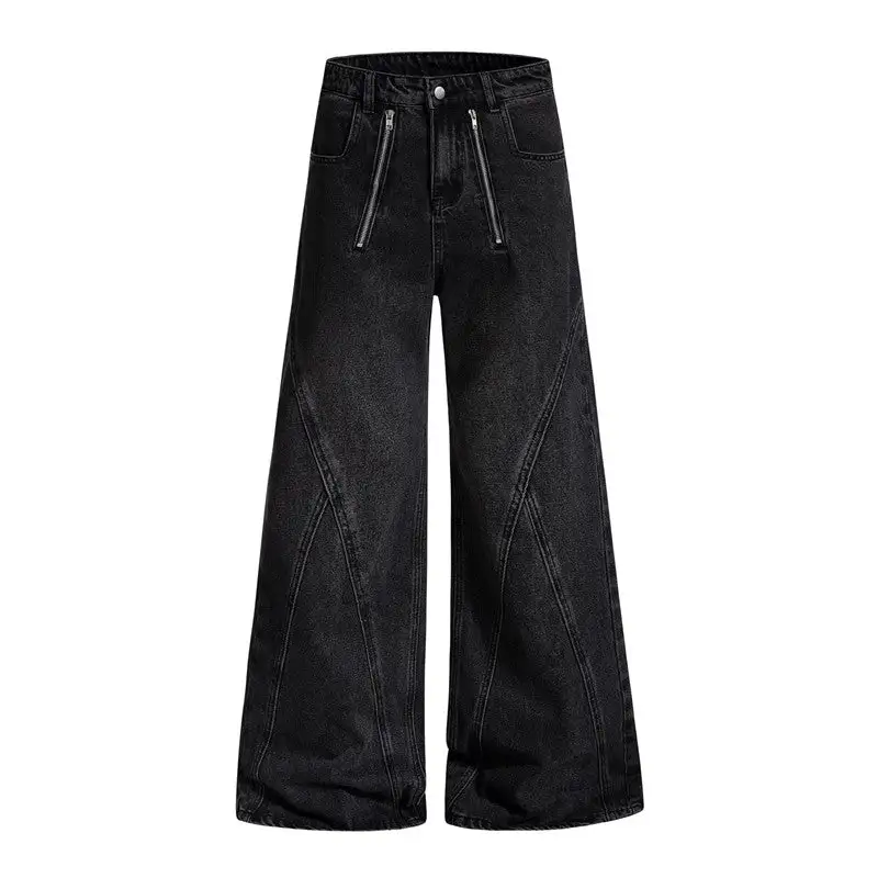 Women's Wide Leg Washed Jeans