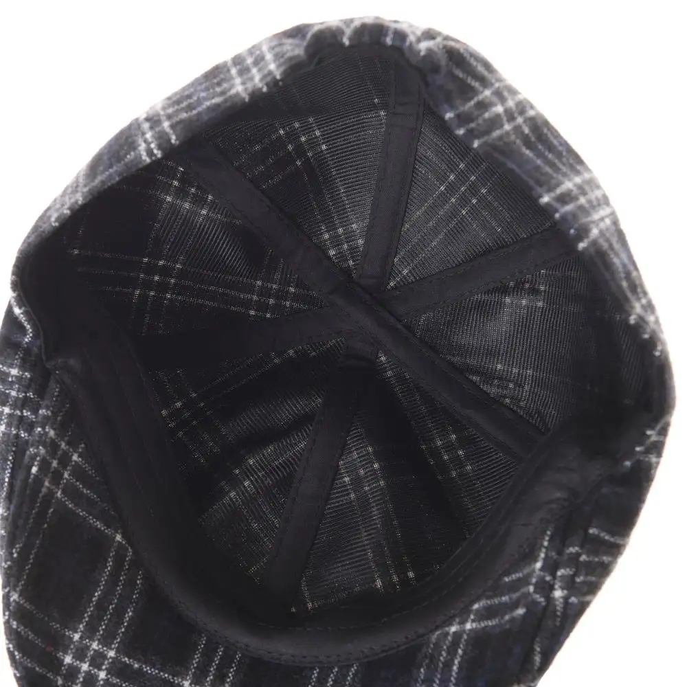 Plaid Ivy Newsboy Cap