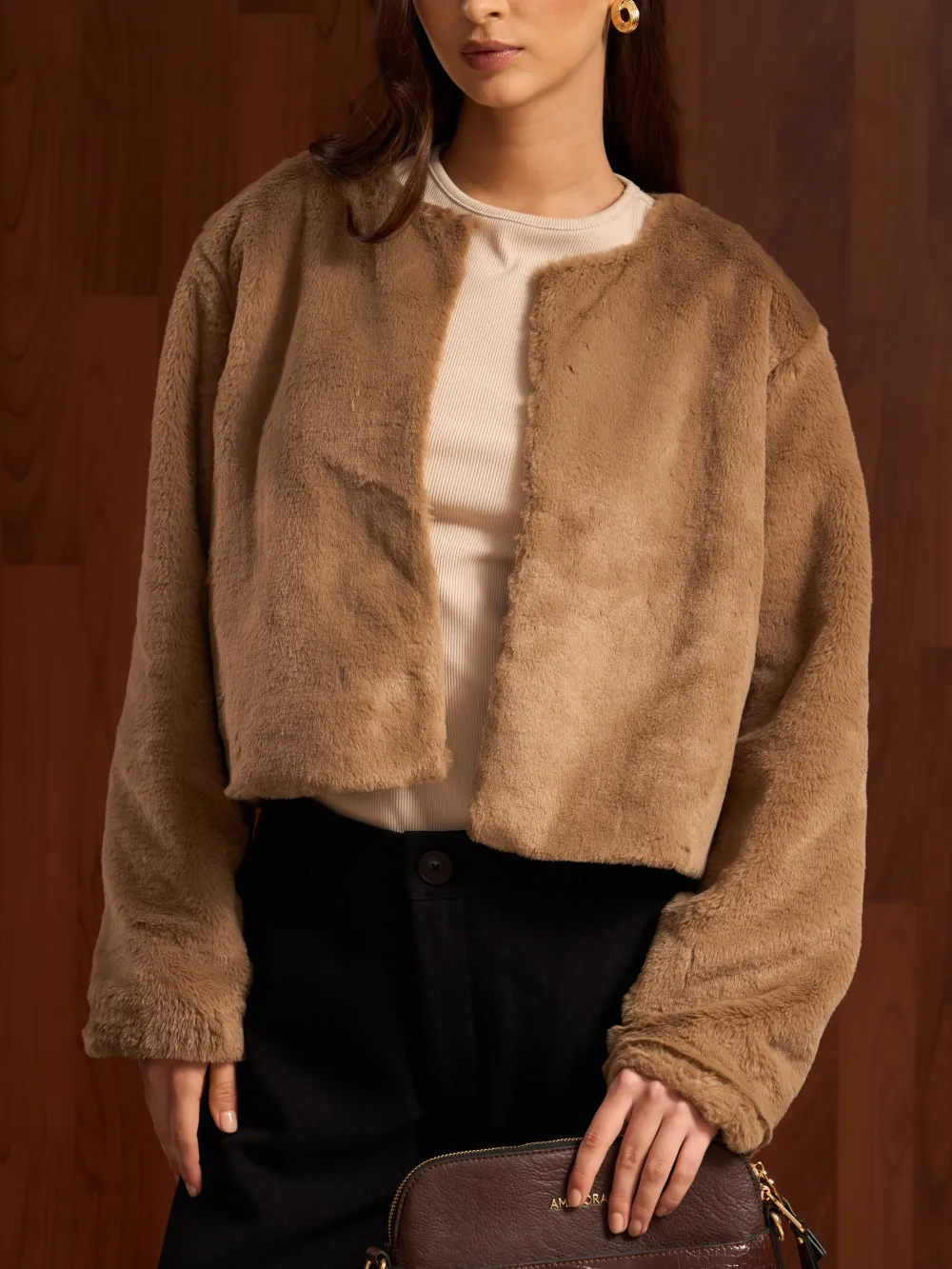Everyday Layering Plush Warm Coat