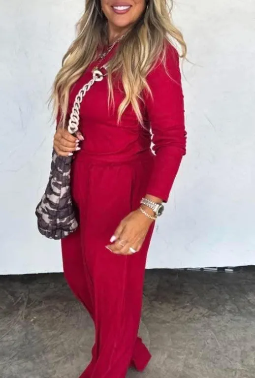 Ribbed Lounge Set