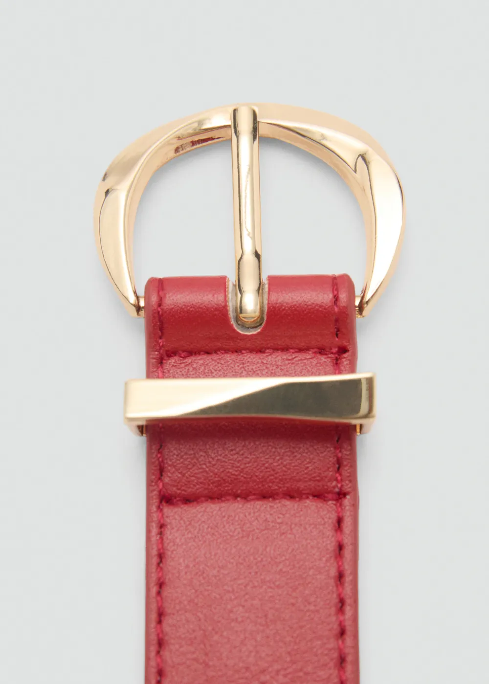 Casual Style Oval Buckle Belts