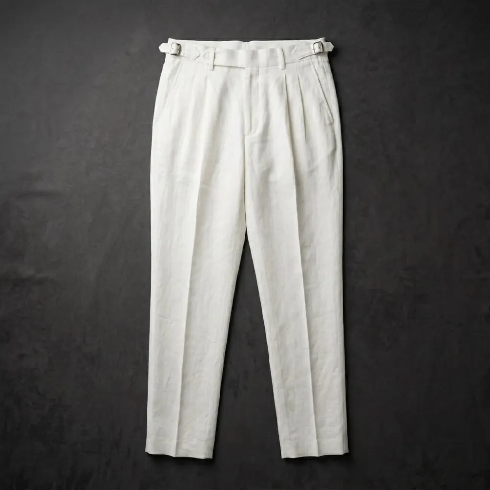 Linen Slim Fit Pants
