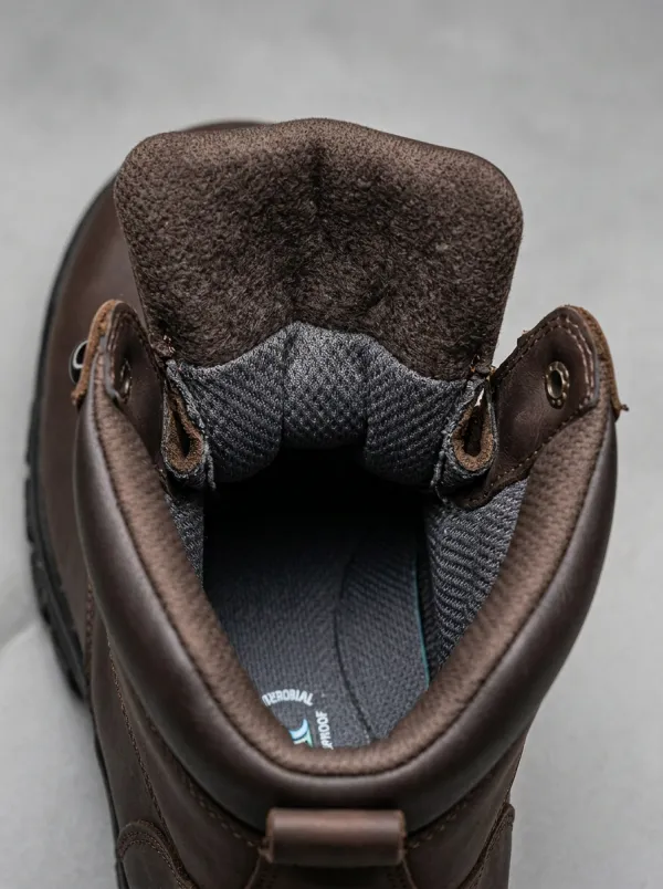 Performance-Look Leather-Look Men's Waterproof Work Boots