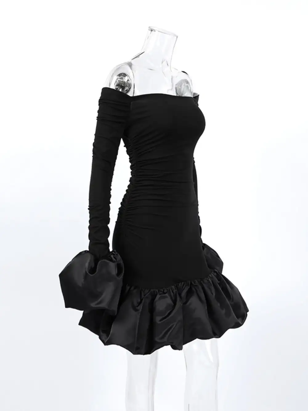 Soft Touch Ruffle Mini Dress