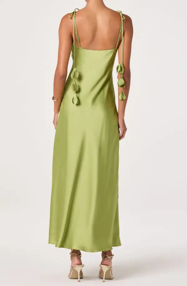 Satin Maxi Easy Fit Dress