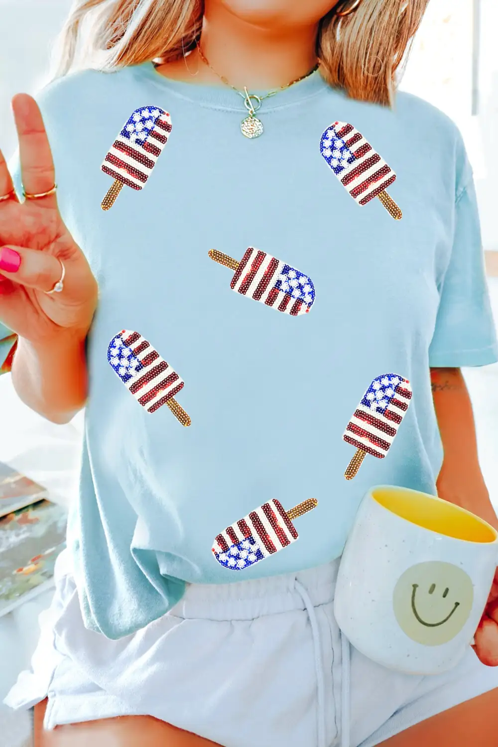 Sequin T Shirt