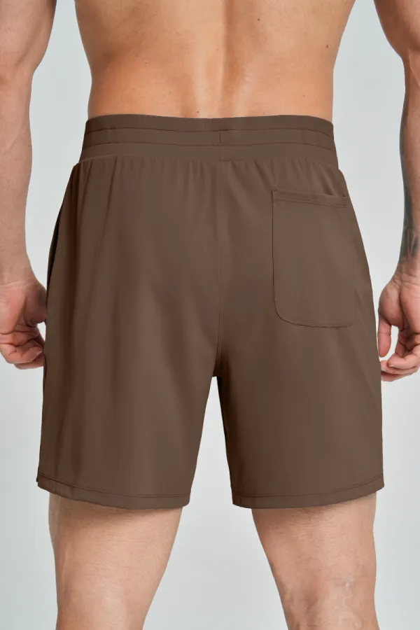 Side Pocket Lightweight Athletic Shorts