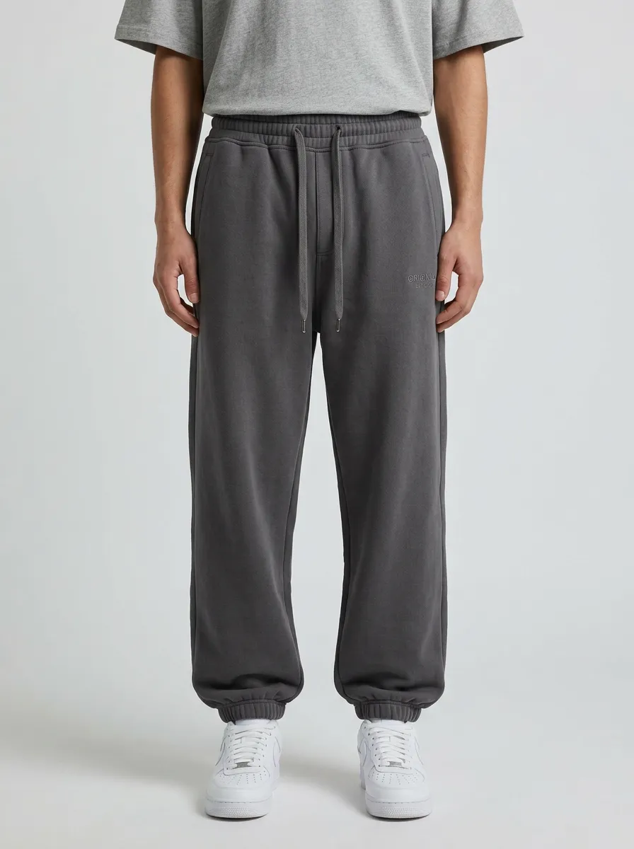 Men's Streetwear Embroidered Sweatpants