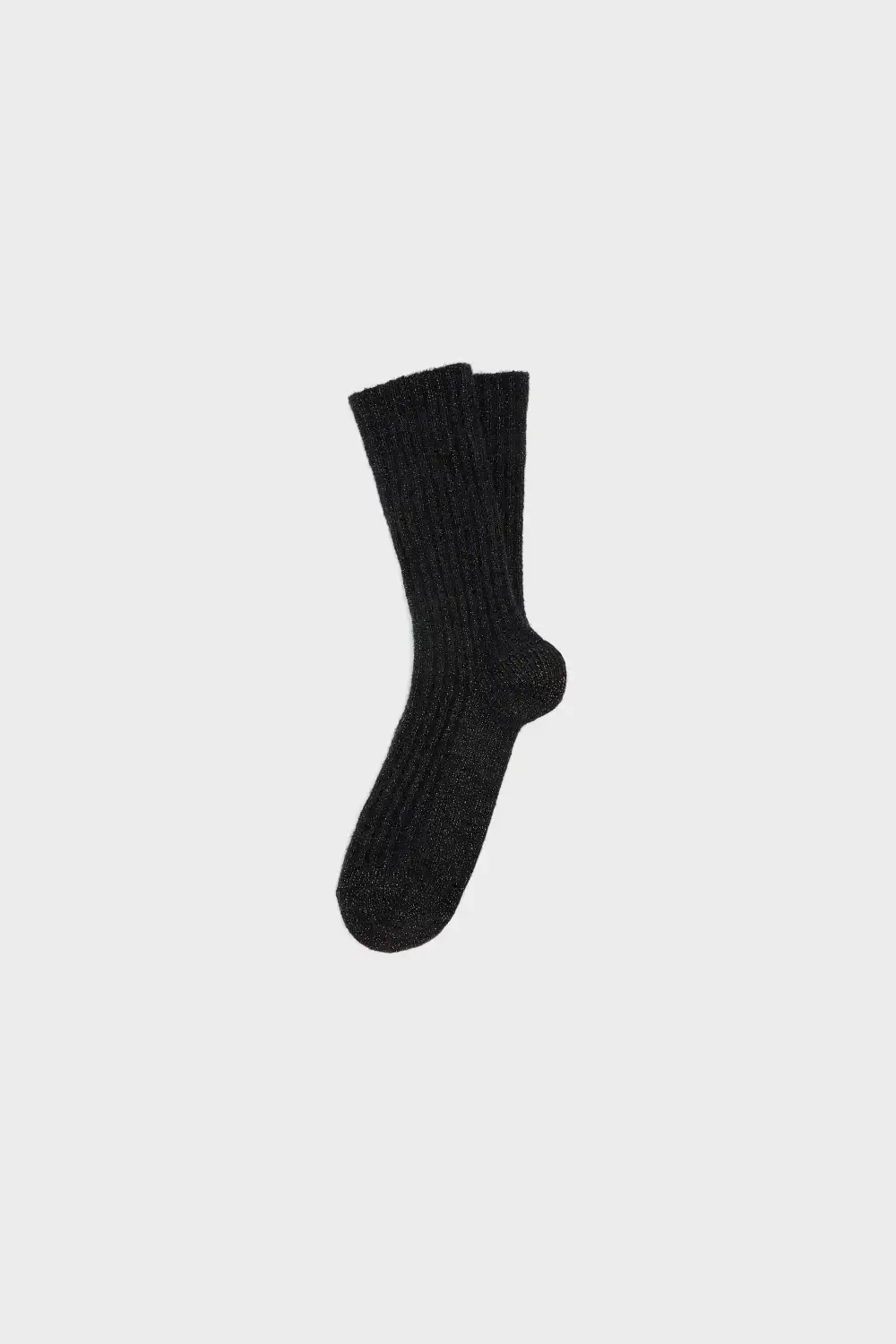 Classic Ribbed Crew Shimmer Casual Socks