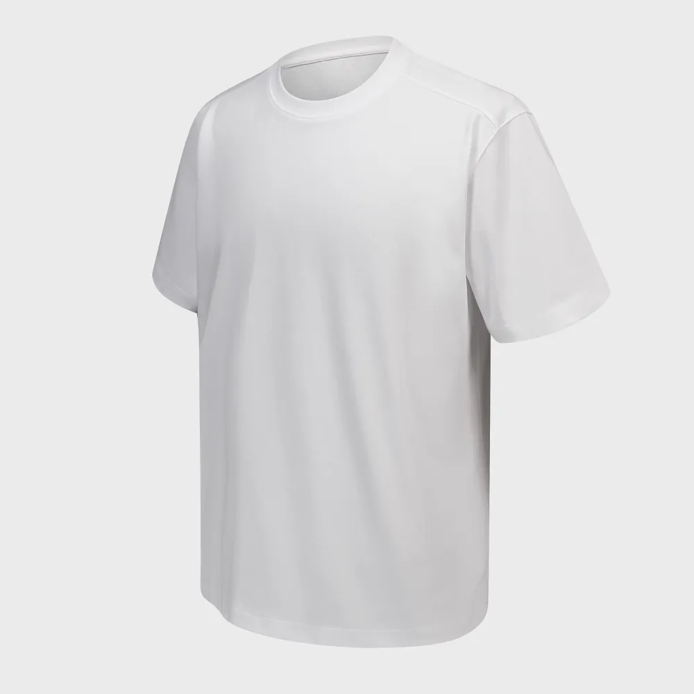 Structured Shoulder Mesh T-Shirt