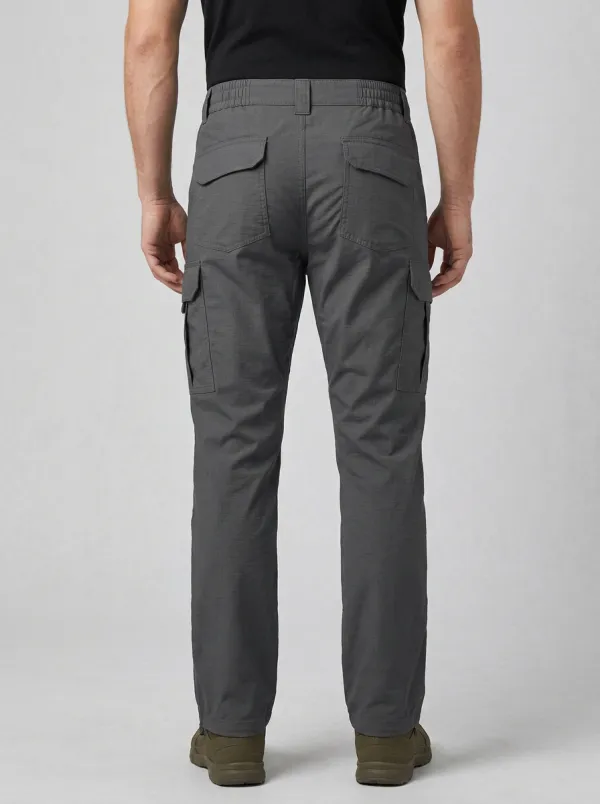 Ripstop-Style Men's Multi-Pocket Waterproof Tactical Cargo Pants