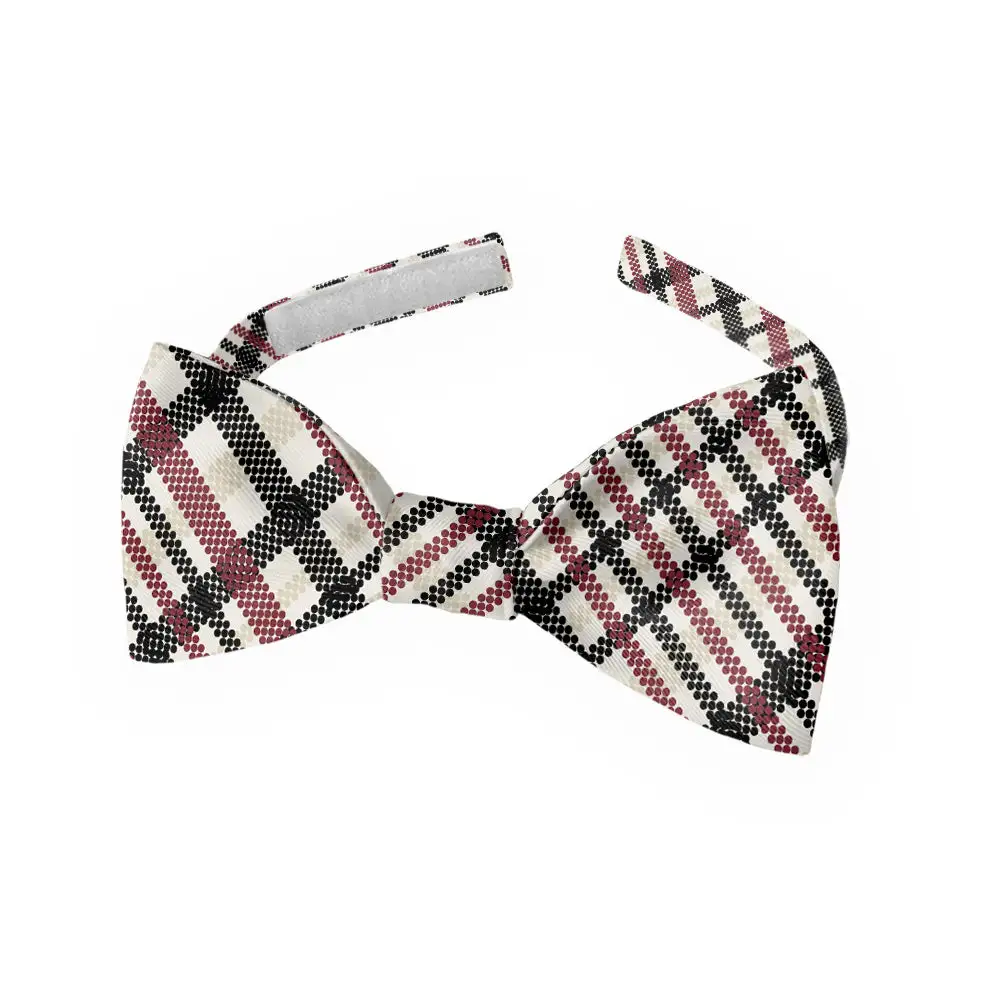 Potter Plaid Motif Bow Tie