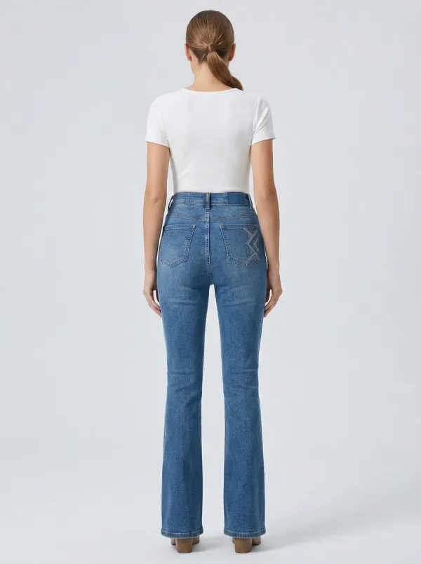 Women's High Waist Casual Denim Jeans
