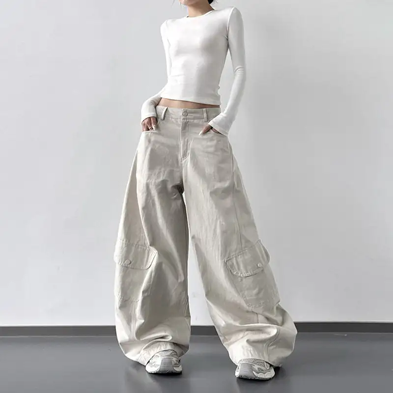 Women's Wide Leg Cargo Pants