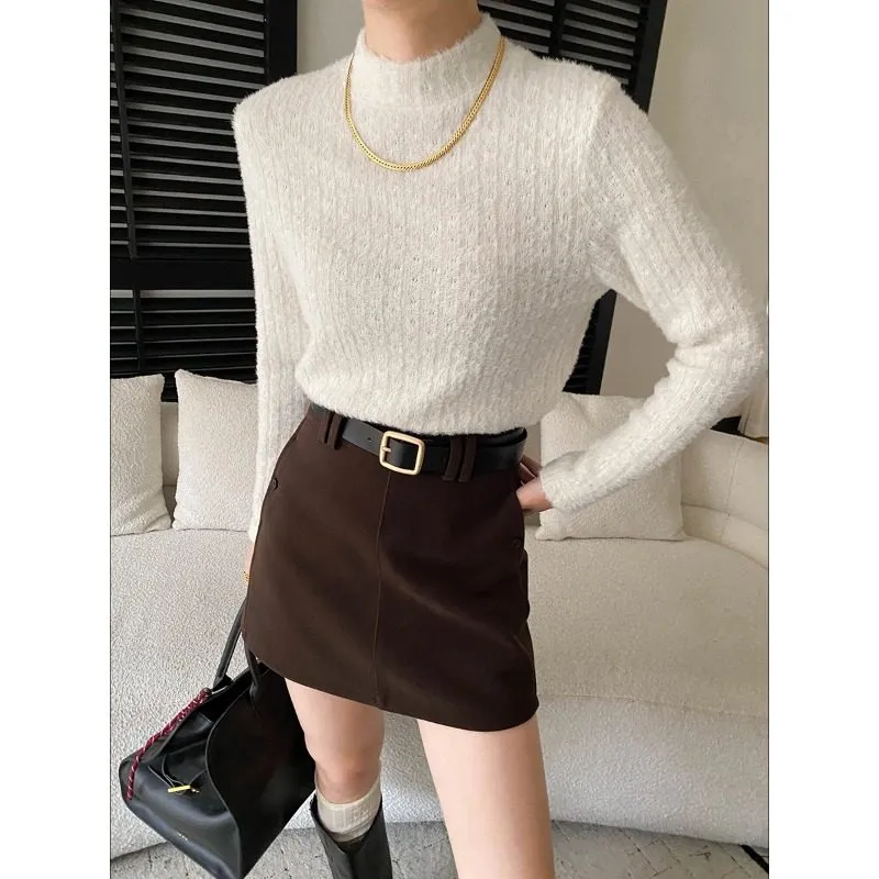 Everyday Fleece Lined Mock Neck Long Sleeve Shirt