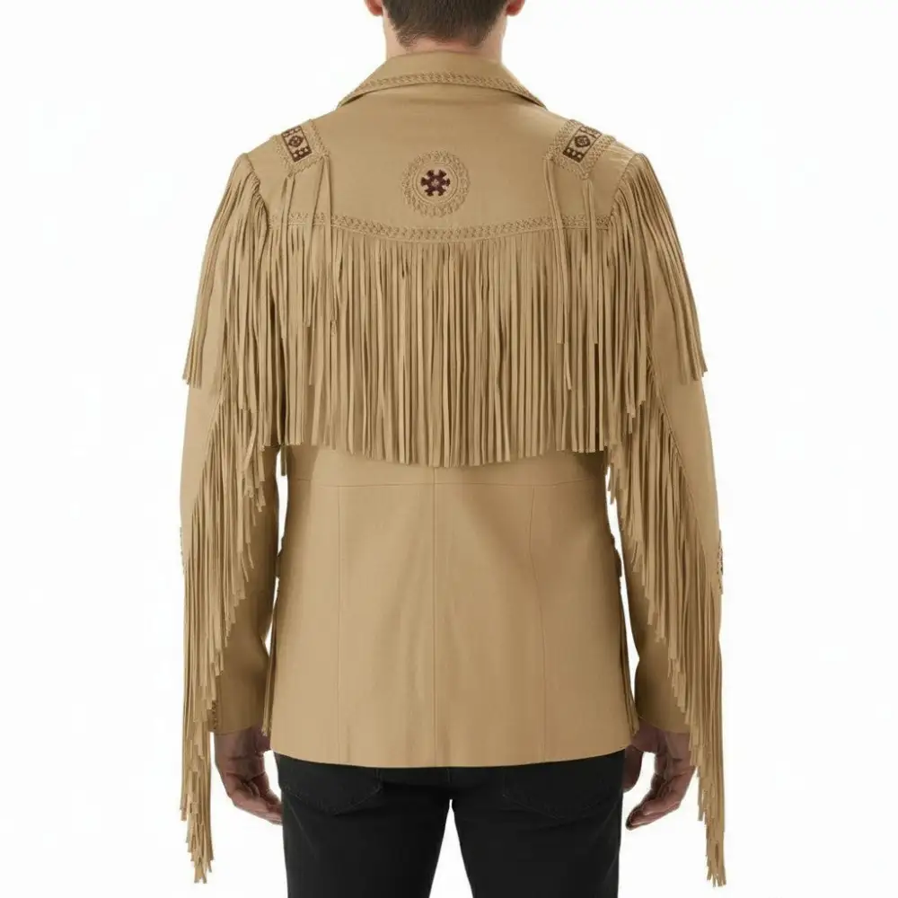 Classic Suede Western Fringe Jacket
