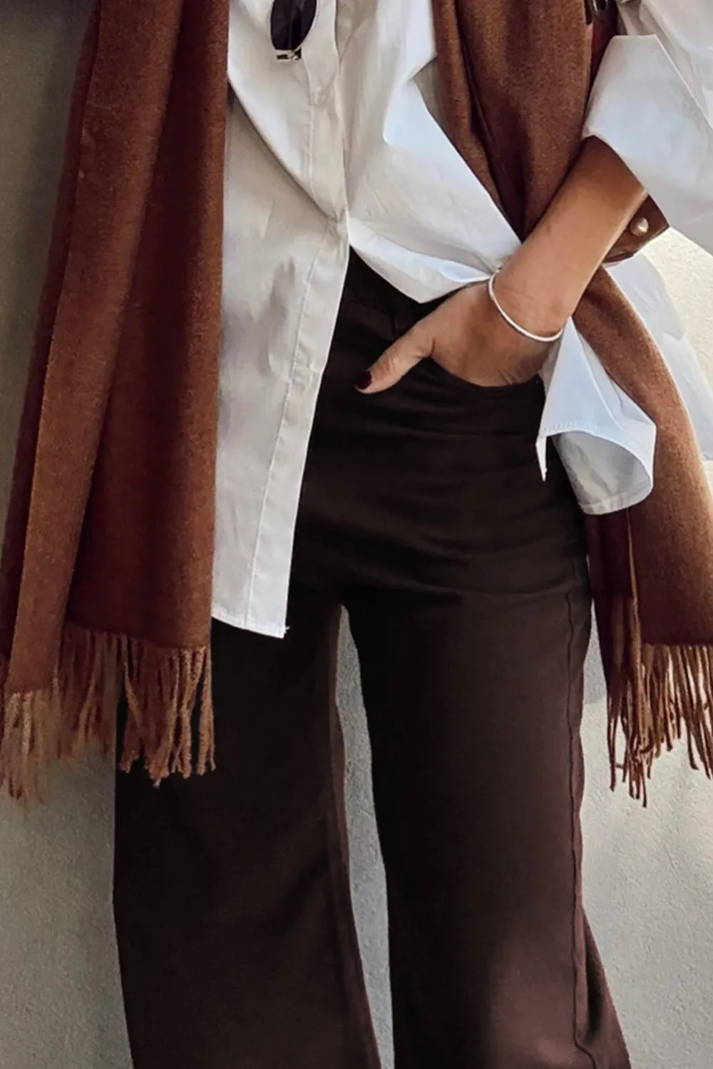 High Waist Relaxed Fit Casual Jeans
