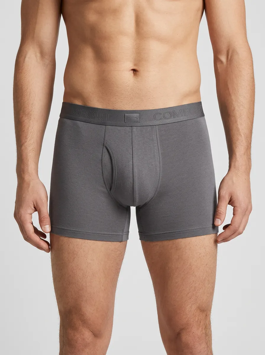 Men's Solid Comfort 3-Pack Boxer Briefs
