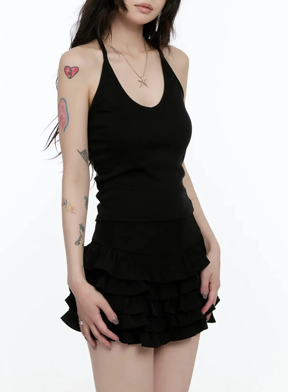 U-Neck Halter Tank Top