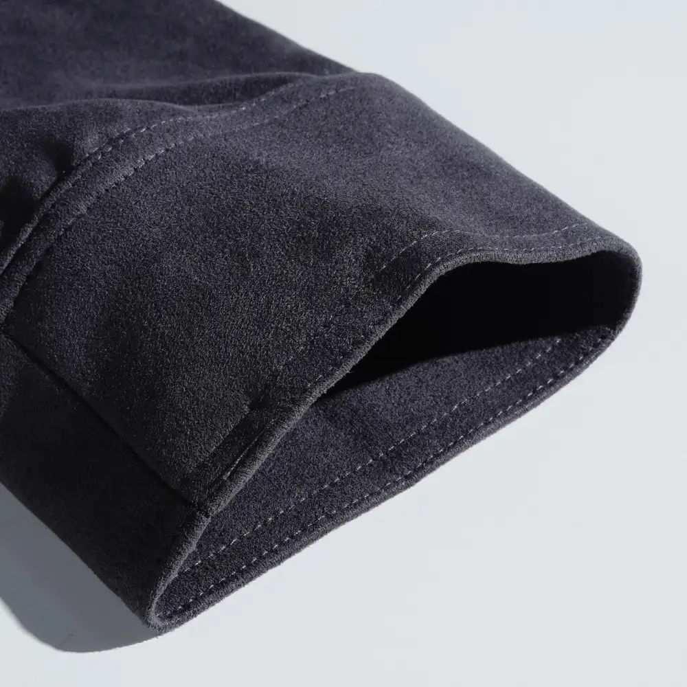 Structured Utility Suede Jacket