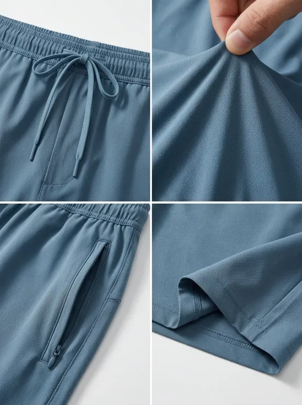 Modern Ice-Silk Stretch Drawstring Shorts