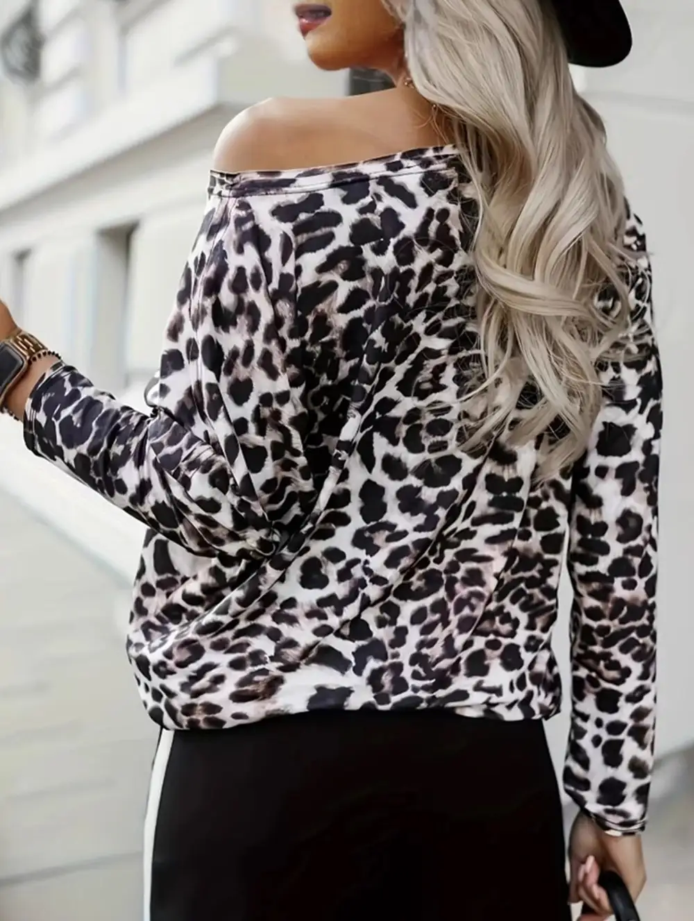 Printed Animal Print Blouse