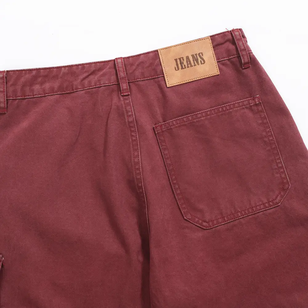 Men's Straight Leg Cargo Denim Jeans