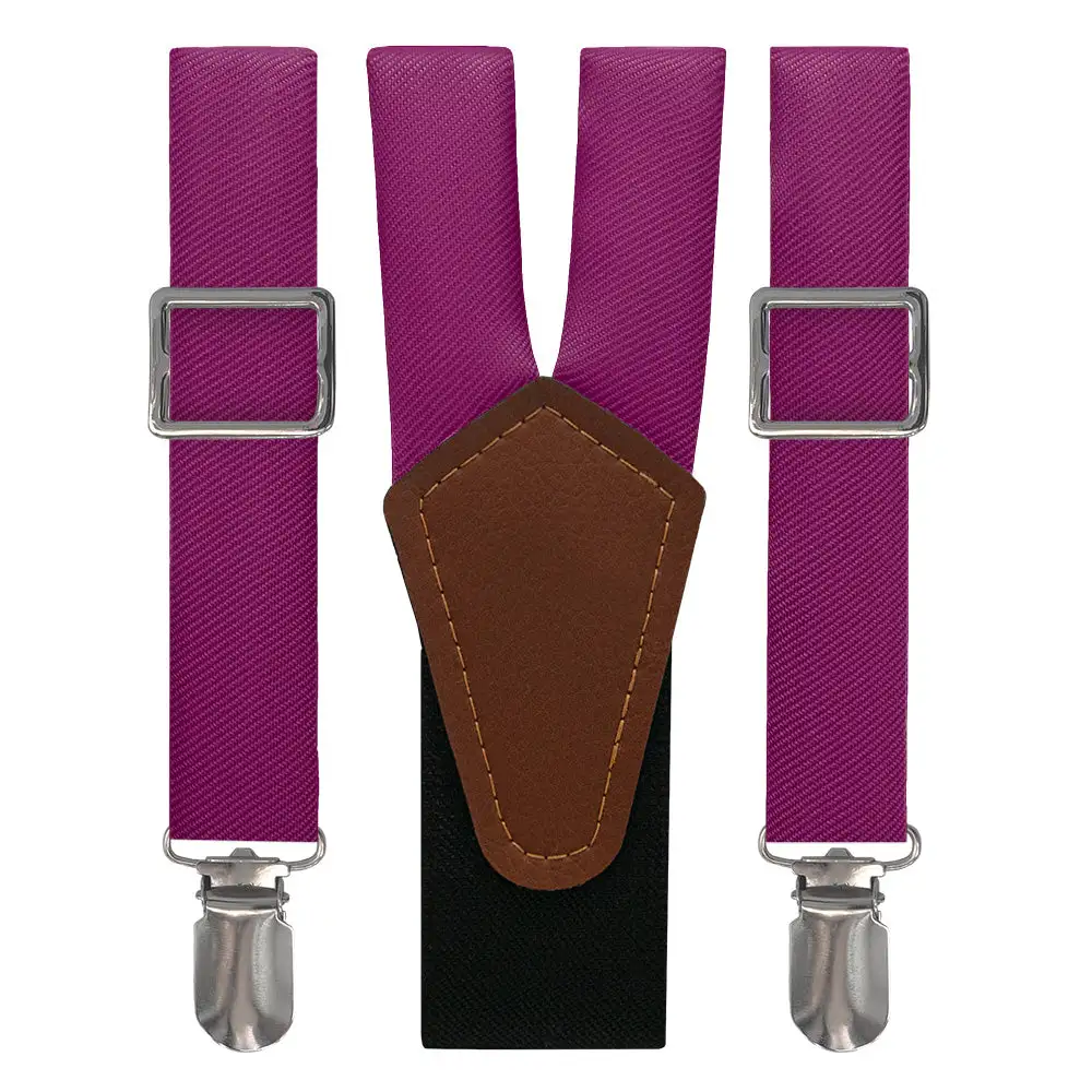 Bold Tailored Solid Tone Suspenders